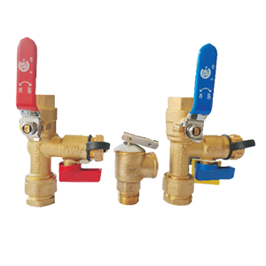 Tankless isolation valve kit