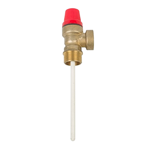 Temperature and pressure relief valve